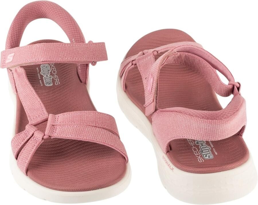 Skechers Sandalen GO WALK FLEX SANDAL-ILLUMINATE sandalette trekking sandaal met gogo mat voetbed - Foto 13
