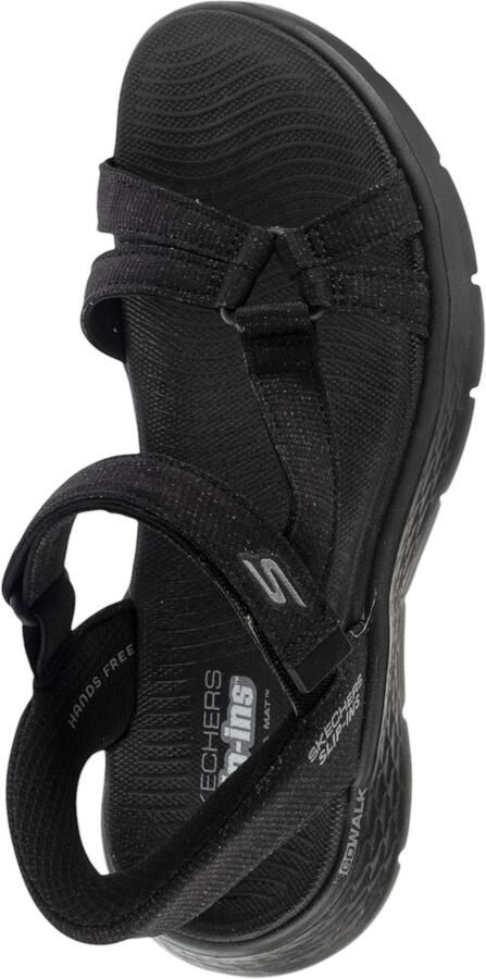 SKECHERS Sandaal ' Slip-Ins: Go Walk Flex Sandal Illuminate' zwart - Foto 4