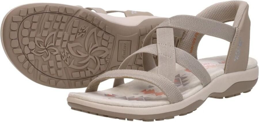 Skechers Sandalen REGGAE SLIM-STRETCH FLEX flats trekking sandaal met slip-ins functie - Foto 14