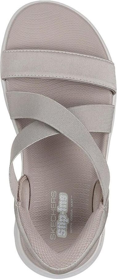 Skechers Platte sandalen GO WALK FLEX SANDAL GLIMMER UP - Foto 3