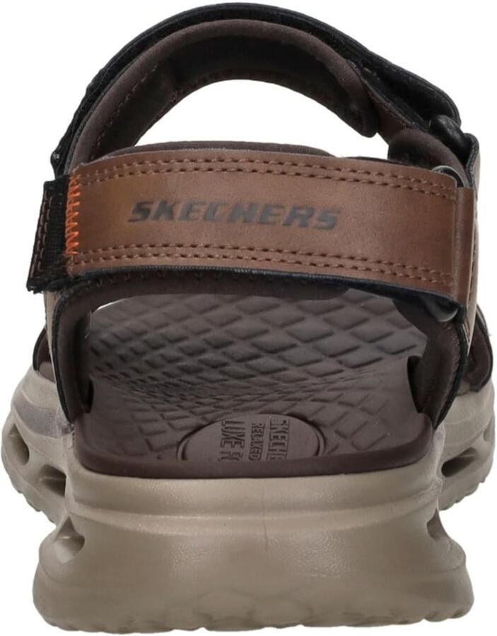 Skechers Sandalen Relaxed Fit: Orvan Gamble 211371 BRN Bruin - Foto 4