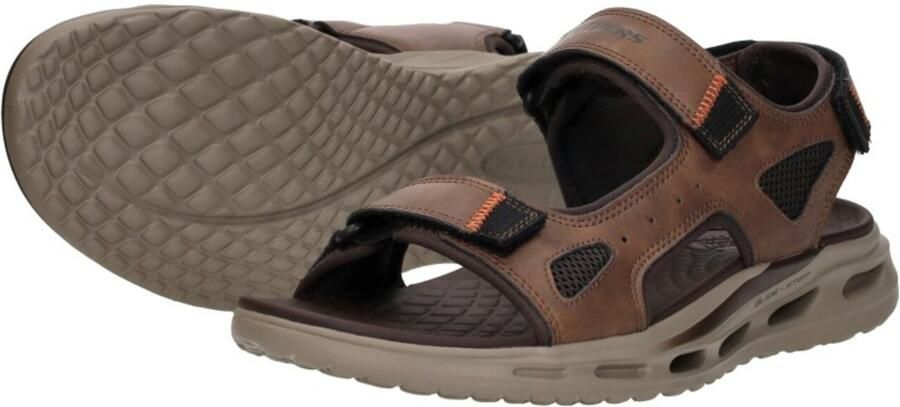 Skechers Sandalen Relaxed Fit: Orvan Gamble 211371 BRN Bruin - Foto 11