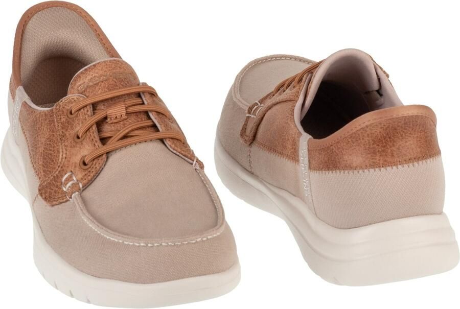 Skechers Slip-Ins: On-The-Go Flex Palmilla Vrouwen Beige Schoenen - Foto 2