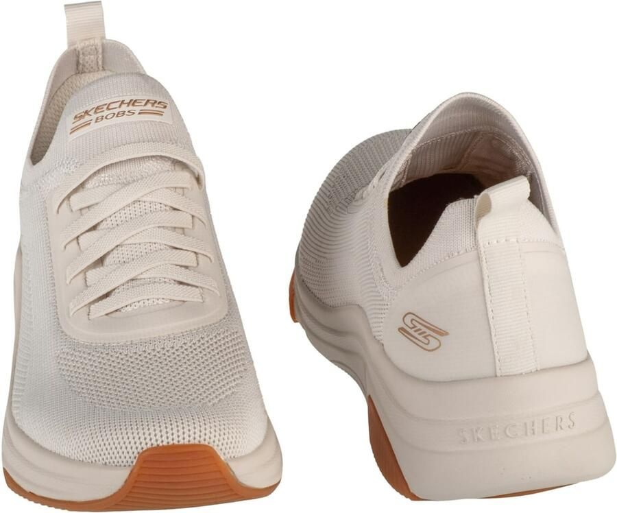 Skechers Slip-ins BOBS Sparrow Flex Dames Schoenen Slip-On Sneakers Wit 117580-OFWHT - Foto 3