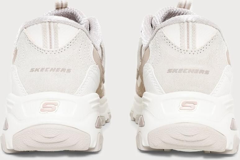 SKECHERS Slip-on 'D LITES-VINTAGE HAZE' wit natuurwit - Foto 5