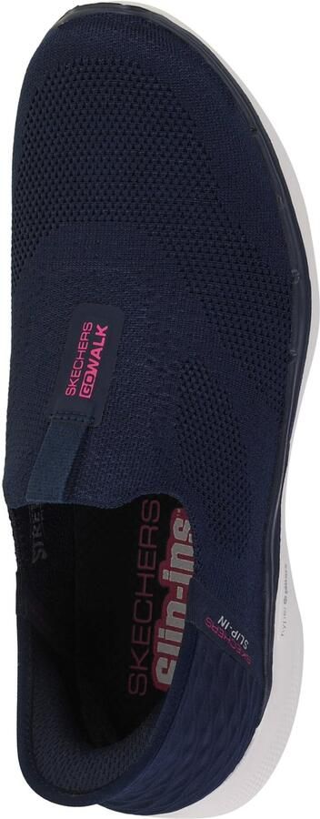 Skechers Go Walk 6 Fabulous View 124569-NVY Vrouwen Marineblauw Sneakers Sportschoenen - Foto 4