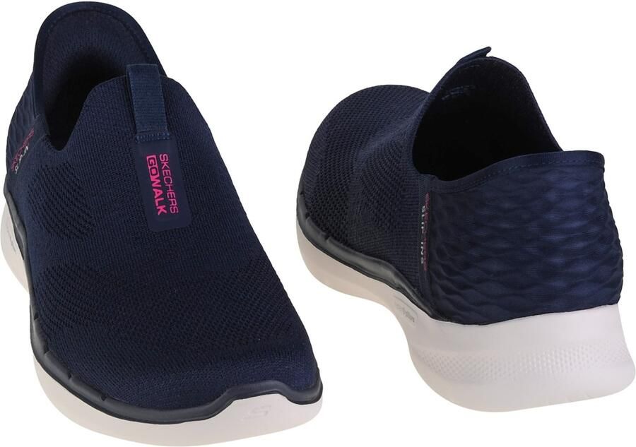 Skechers Go Walk 6 Fabulous View 124569-NVY Vrouwen Marineblauw Sneakers Sportschoenen - Foto 3