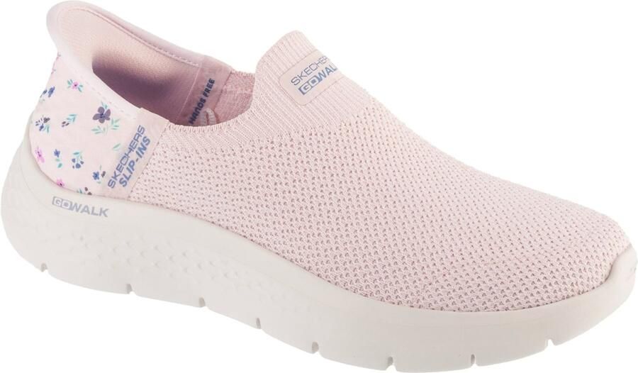 Skechers Slip-on sneakers GO WALK FLEX-SUNSET ROSE vrijetijdsschoen vegan met handsfree slip-ins functie
