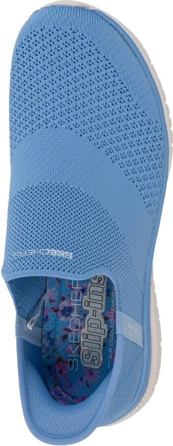 Skechers Slip-on sneakers VIRTUE-SLEEK slipper vrijetijdsschoen met gewatteerd heel-pillow hielkussen - Foto 5