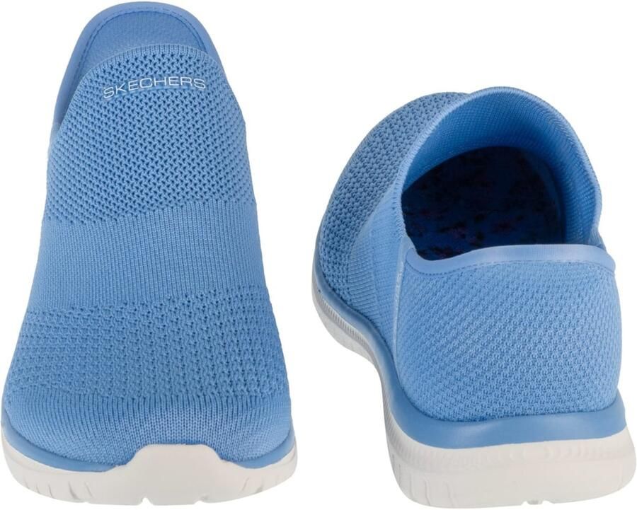 Skechers Slip-on sneakers VIRTUE-SLEEK slipper vrijetijdsschoen met gewatteerd heel-pillow hielkussen - Foto 4