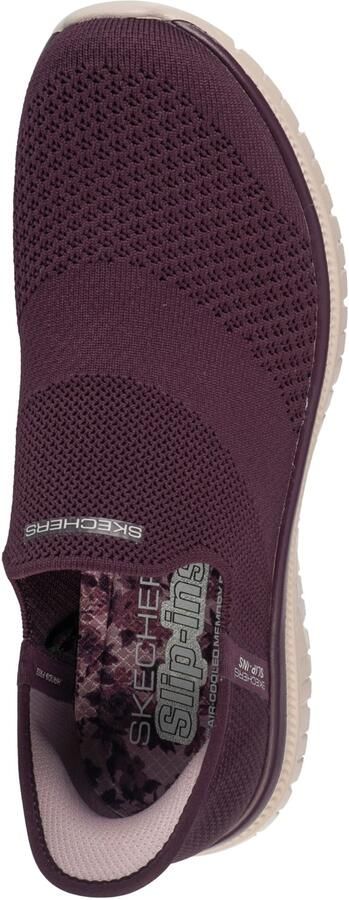 Skechers Slip-ins: Virtue Sleek 104425-WINE Vrouwen Kastanjebruin Sneakers Sportschoenen - Foto 5
