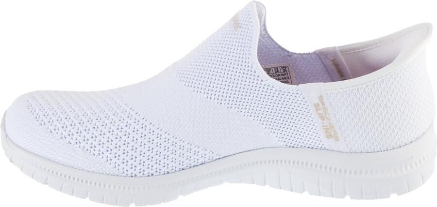 Skechers Slip-on sneakers VIRTUE-SLEEK slipper vrijetijdsschoen met gewatteerd heel-pillow hielkussen - Foto 6