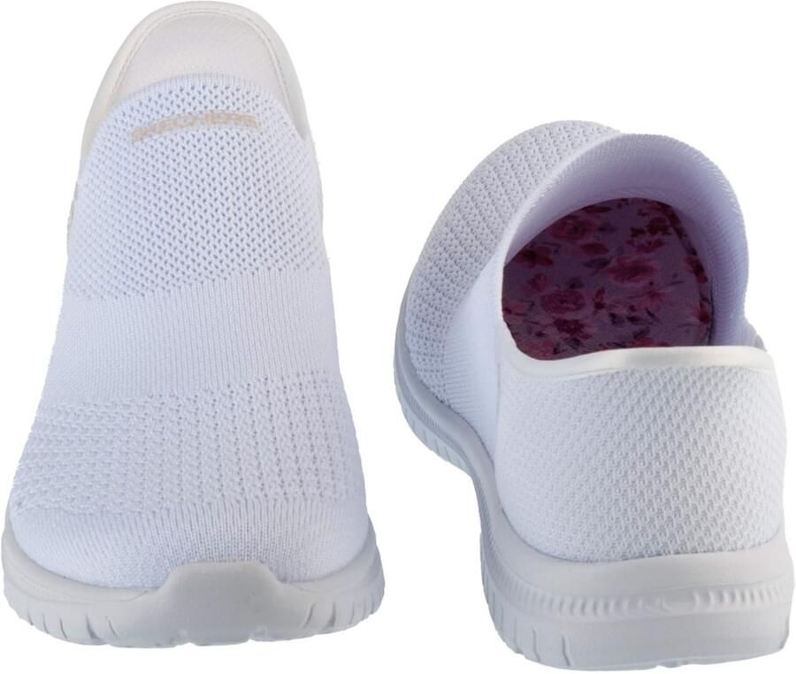 Skechers Slip-on sneakers VIRTUE-SLEEK slipper vrijetijdsschoen met gewatteerd heel-pillow hielkussen - Foto 5