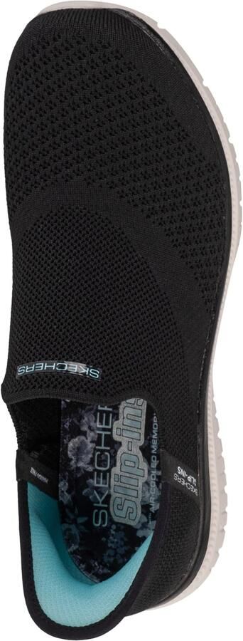 Skechers Slip-ins: Virtue Sleek 104425-BKW Vrouwen Zwart Sneakers Sportschoenen - Foto 5