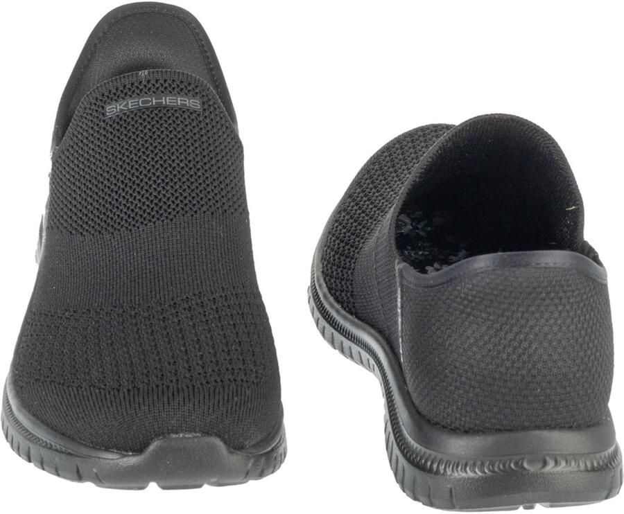 Skechers Slip-ins: Virtue Sleek Vrouwen Zwart Sneakers Sportschoenen - Foto 4
