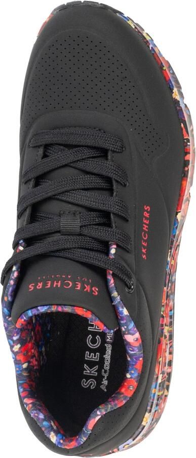 Skechers UNO MAJESTIC GARDEN Dames Sneakers Zwart Multi - Foto 3