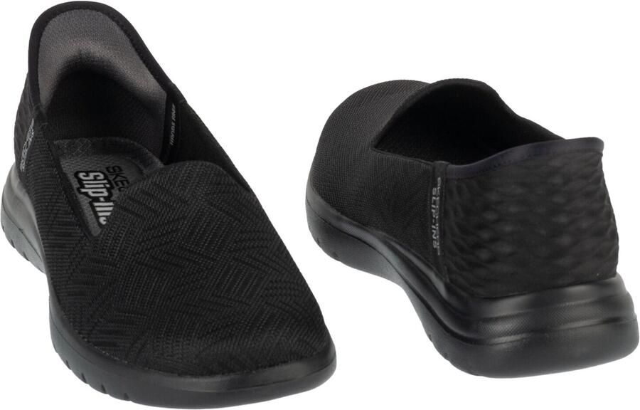 Skechers Instapper Hands-Free Slip-Ins On The Go Flex Clover 138182 BBK Black Machine Washable - Foto 4