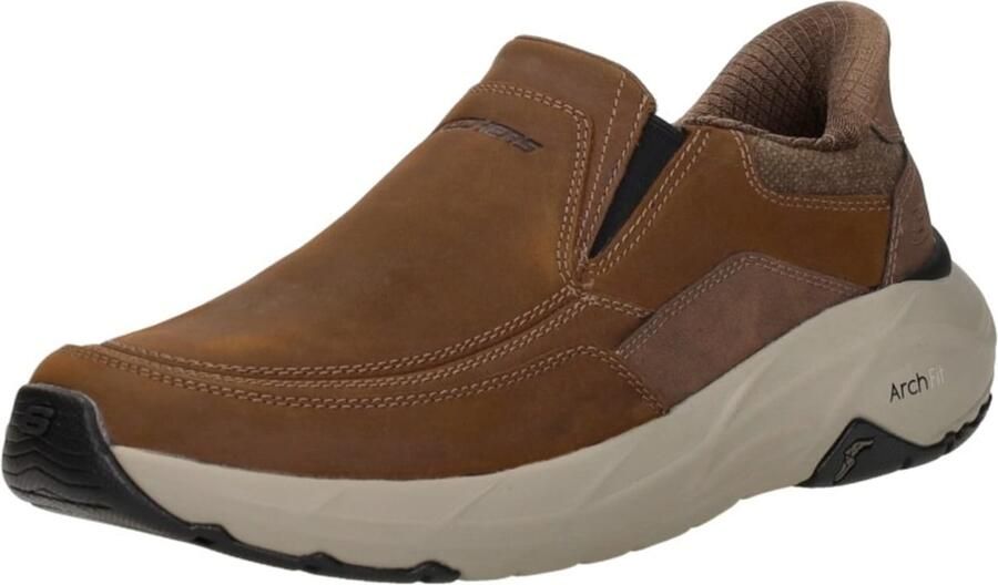 Skechers Slip-Ins Arch Fit Maverick Instappers Heren Bruin - Foto 3
