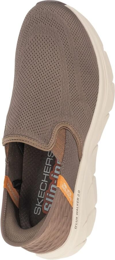 Skechers Slip-ins: D'Lux Walker 2.0 Reeler Mannen Bruin Sneakers - Foto 4