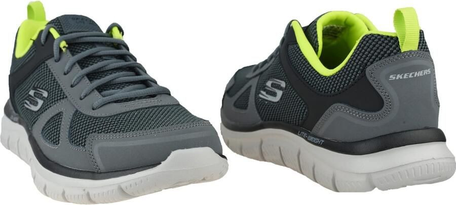 Skechers Track-Bucolo 52630-CCLM Mannen Grijs Trainingschoenen Sportschoenen - Foto 2