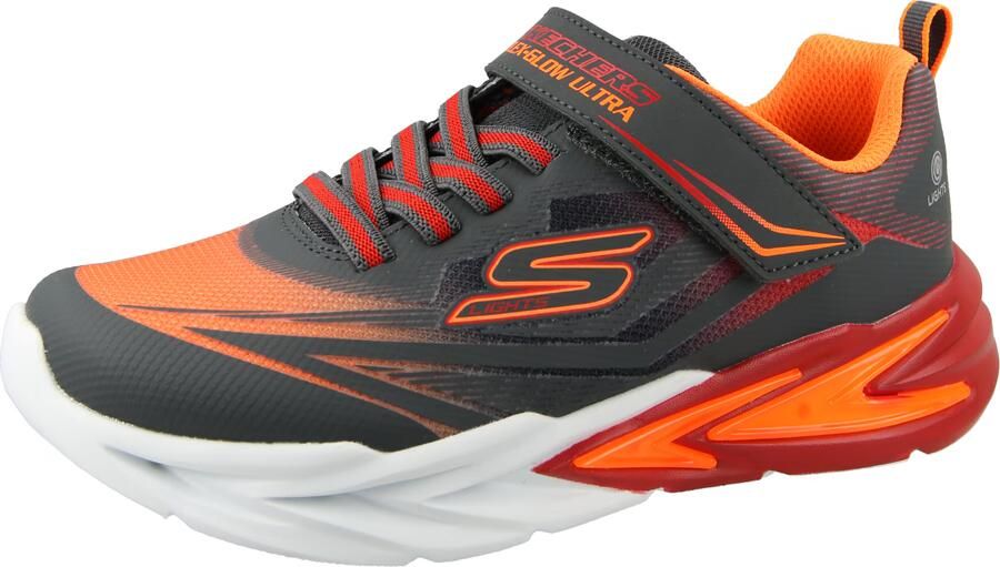 SKECHERS Sneakers 'FLEX-GLOW ULTRA' antraciet oranje - Foto 4