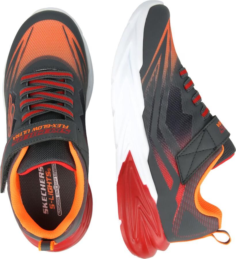 SKECHERS Sneakers 'FLEX-GLOW ULTRA' antraciet oranje - Foto 5