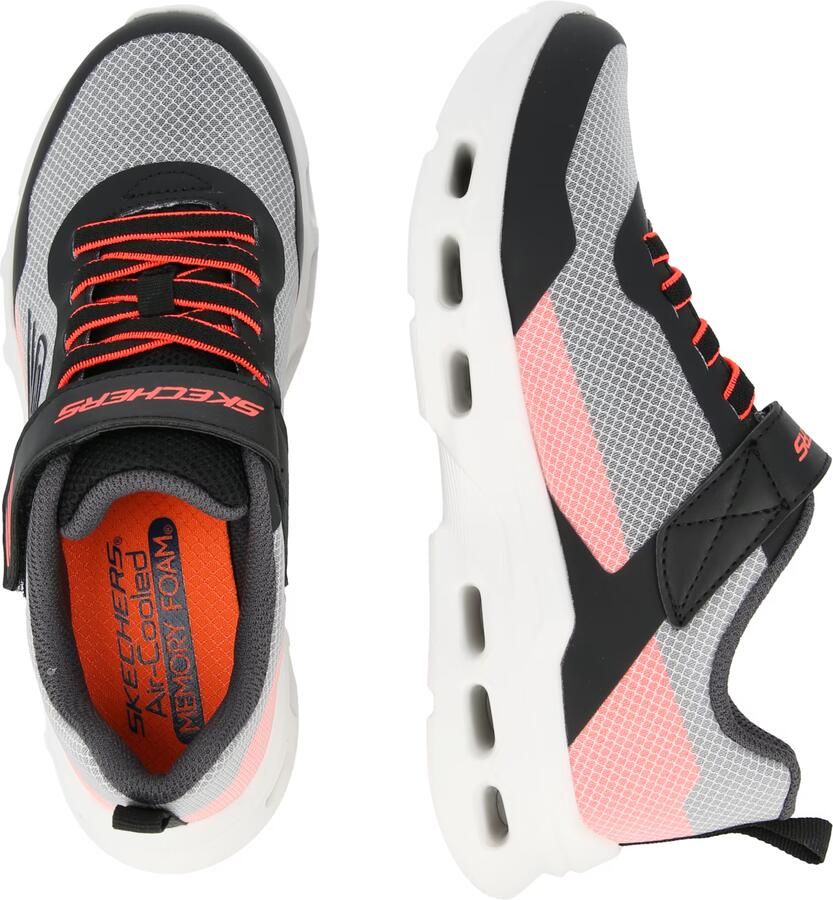 Skechers Glide-Step Drift-Zorzox sneaker sportschoen voor kinderen unisex 405125L BKOR - Foto 3