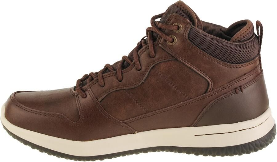 Skechers Delson Selecto 65801-CHOC Mannen Bruin Sneakers Laarsjes - Foto 8