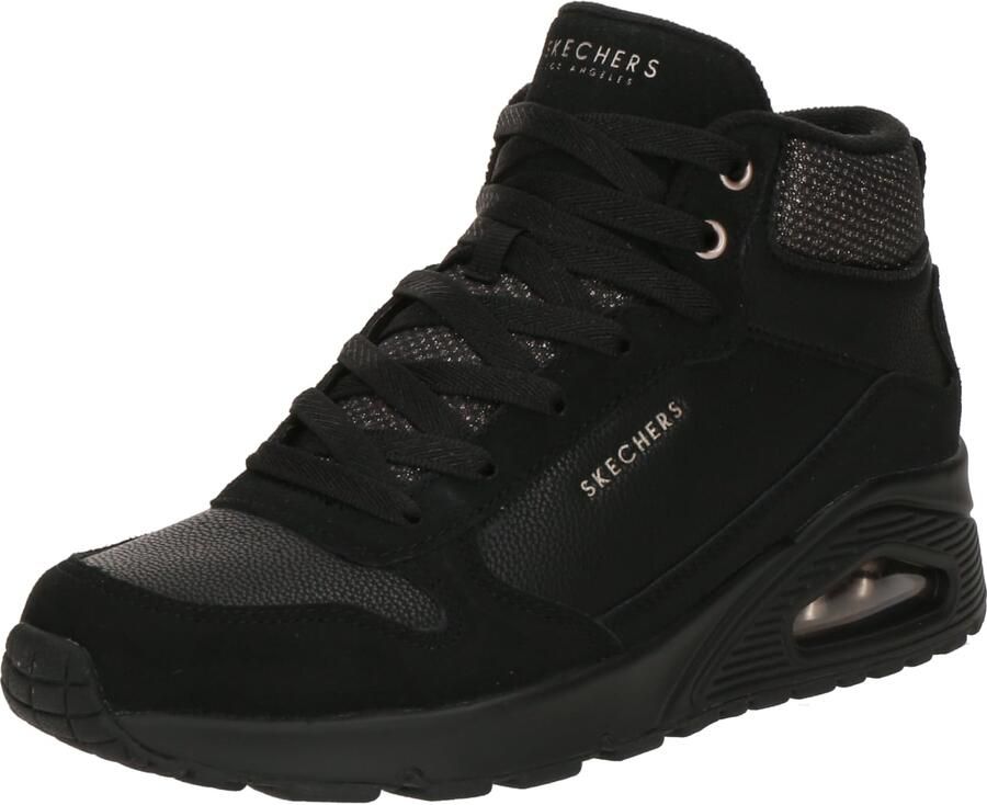 Skechers Sneakers met sleehak UNO-STACRE SHINE High top sneaker veterboots met luchtkamer zool - Foto 10