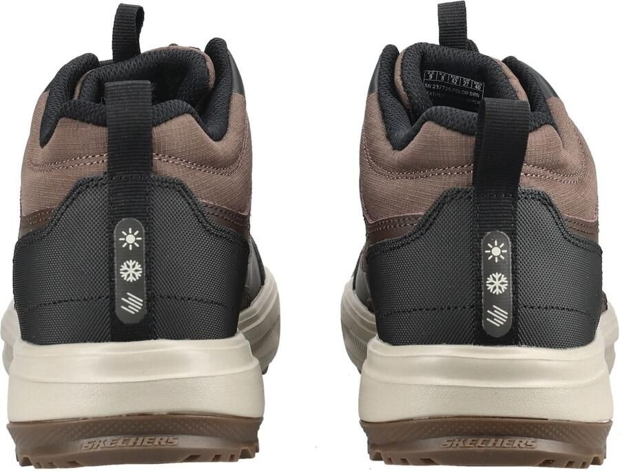 SKECHERS Sneakers hoog 'URBAN STREET HIKER' bruin zwart - Foto 5