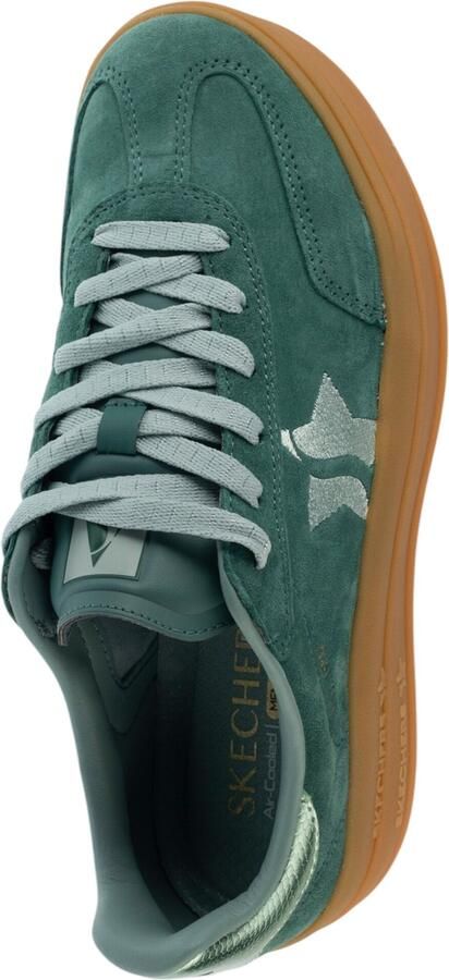 Skechers Academy Hi-Elevated Essence Vrouwen Groen Sneakers - Foto 4