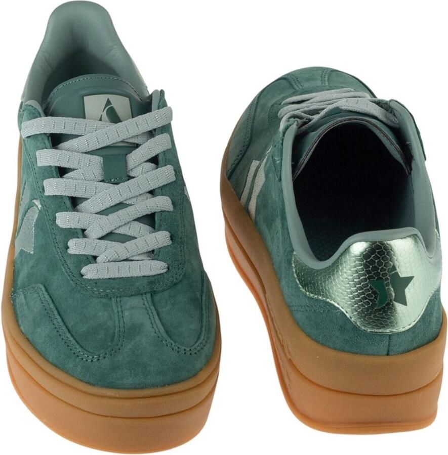 Skechers Academy Hi-Elevated Essence Vrouwen Groen Sneakers - Foto 6
