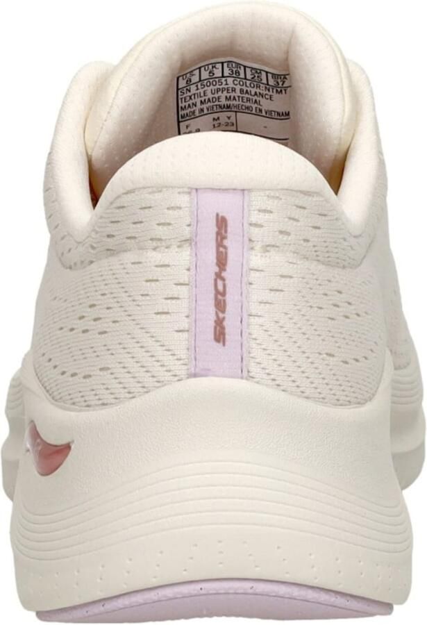 Skechers art. 150051 NTMT ARCH FIT 2.0 BIG LEAGUE Dames Sneakers Naturel - Foto 8