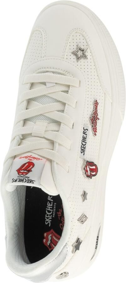 Skechers Arch Fit Arcade Rolling Stones Vrouwen Wit Sneakers - Foto 4