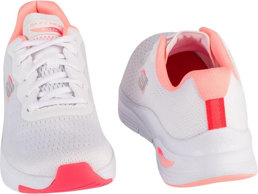 Skechers Arch Fit-Infinity Cool 149722-WPK Vrouwen Wit Sneakers - Foto 6