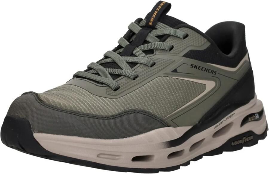 Skechers Hands Free Slip-Ins Arch Fit Glide-Step Orvan Talon heren sneaker Kaki - Foto 11