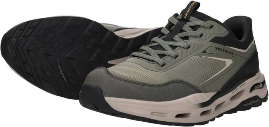 Skechers Hands Free Slip-Ins Arch Fit Glide-Step Orvan Talon heren sneaker Kaki - Foto 15