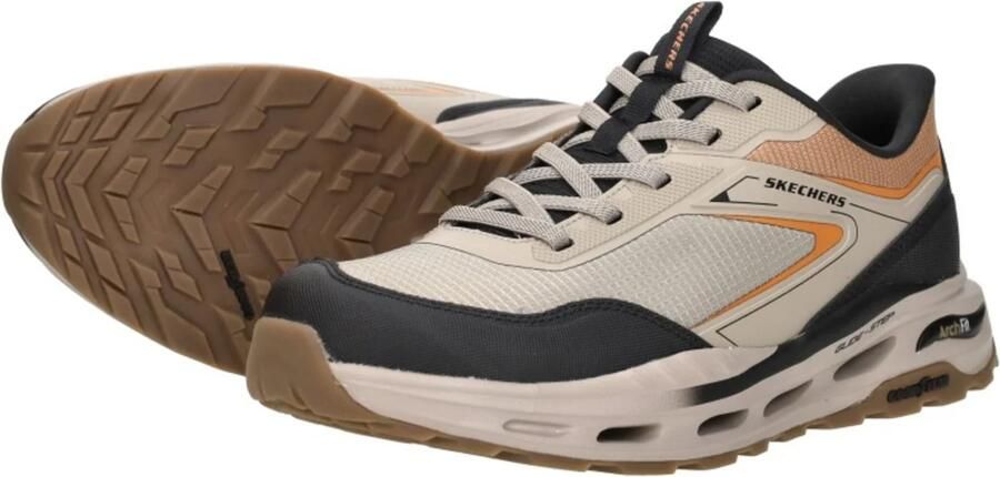 Skechers Hands Free Slip-Ins Arch Fit Glide-Step Orvan Talon heren sneaker Taupe - Foto 12