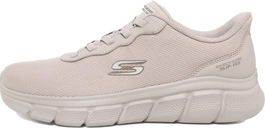 SKECHERS Sneakers laag 'BOBS B FLEX GLACIAL EDGE' donkergrijs wit offwhite