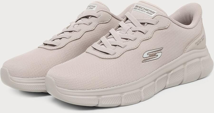 SKECHERS Sneakers laag 'BOBS B FLEX GLACIAL EDGE' donkergrijs wit offwhite - Foto 5