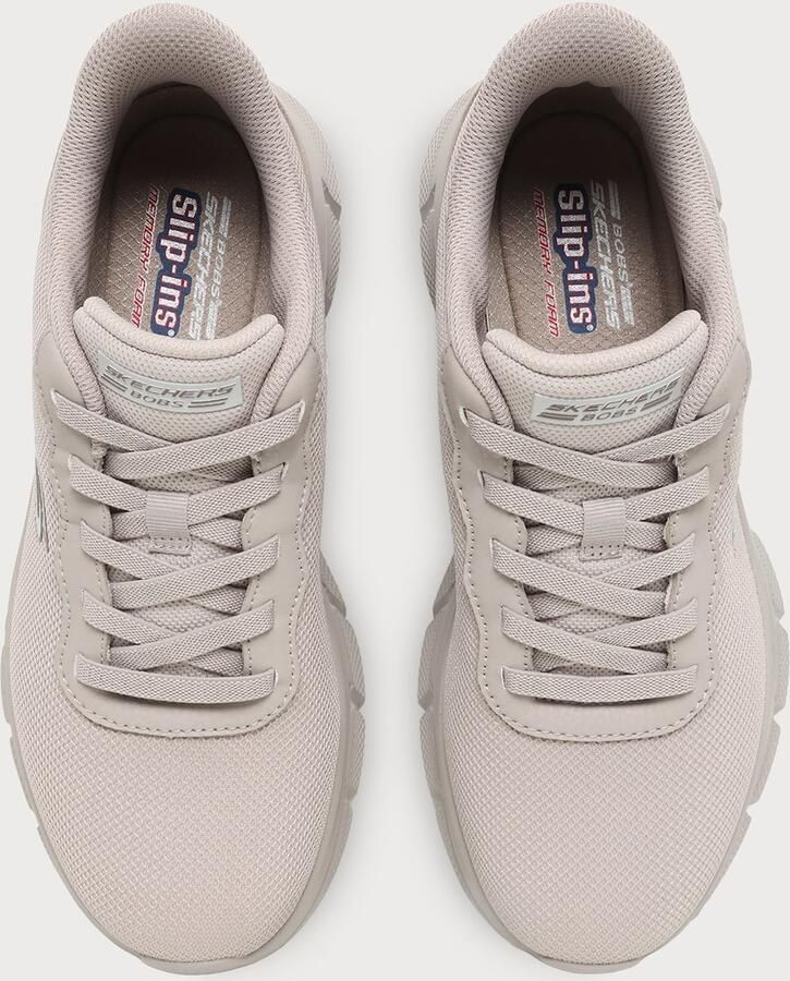 SKECHERS Sneakers laag 'BOBS B FLEX GLACIAL EDGE' donkergrijs wit offwhite - Foto 2
