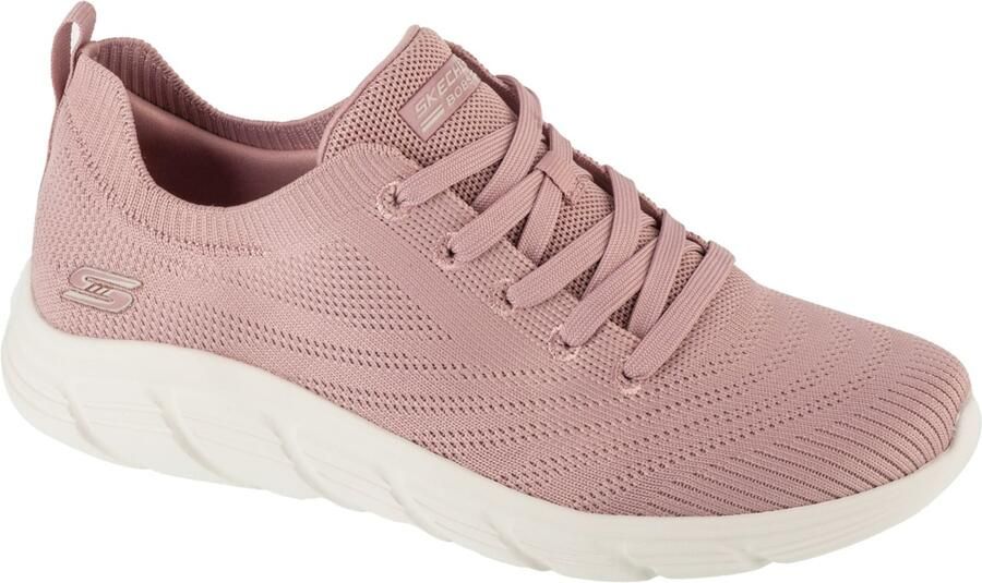 Skechers BOBS B FLEX LO-GRACEFUL STRIDE sneakers dames wit 117591 Blush - Foto 4