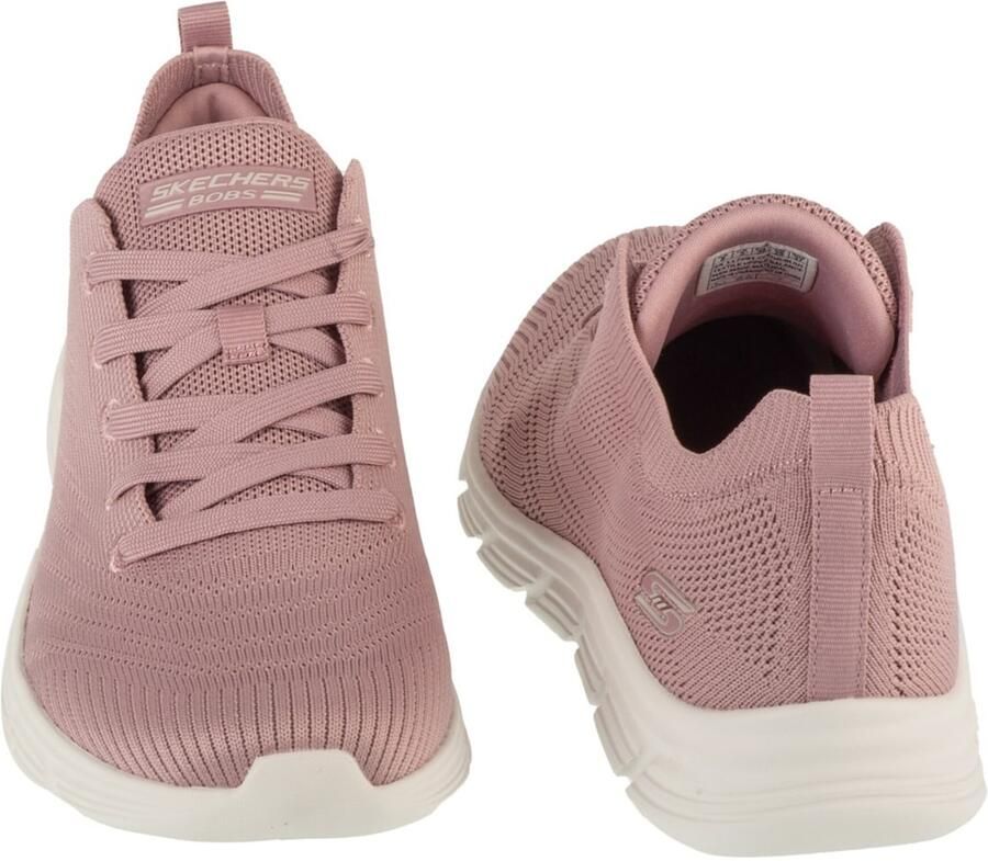 Skechers BOBS B FLEX LO-GRACEFUL STRIDE sneakers dames wit 117591 Blush - Foto 5