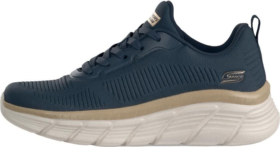 Skechers BOBS Sport B Flex dames sneakers blauw Extra comfort Memory Foam