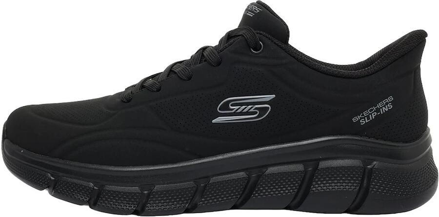 Skechers Heren BOBS B Flex Smooth Edge Sneakers Veterschoenen Zwart - Foto 5