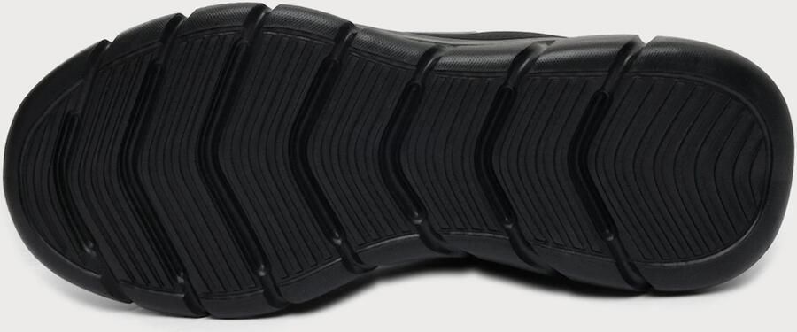 Skechers Heren BOBS B Flex Smooth Edge Sneakers Veterschoenen Zwart - Foto 10