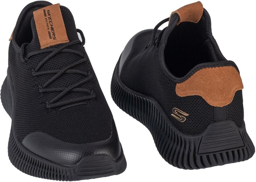 Skechers Bobs Geo-City Dapper 118173-BBK Mannen Zwart Sneakers Sportschoenen - Foto 4