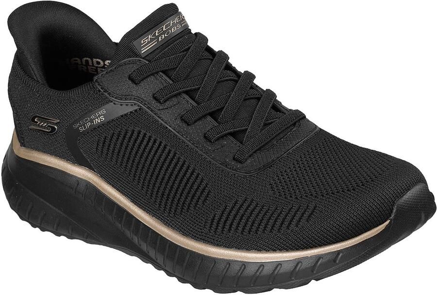 Skechers Bobs sqaud Chaos CURRENT MUSE sportschoenen voor dames Black Rose Gold - Foto 7