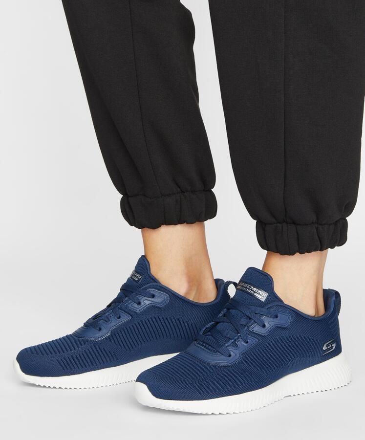 Skechers Sneakers BOBS SQUAD TOUGH TALK Veterschoen vrijetijdsschoen trainingsschoen in brei-look - Foto 5