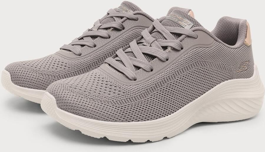 SKECHERS Sneakers laag 'BOBS SQUAD WAVES-CURRENT LOOK' brons grijs - Foto 4